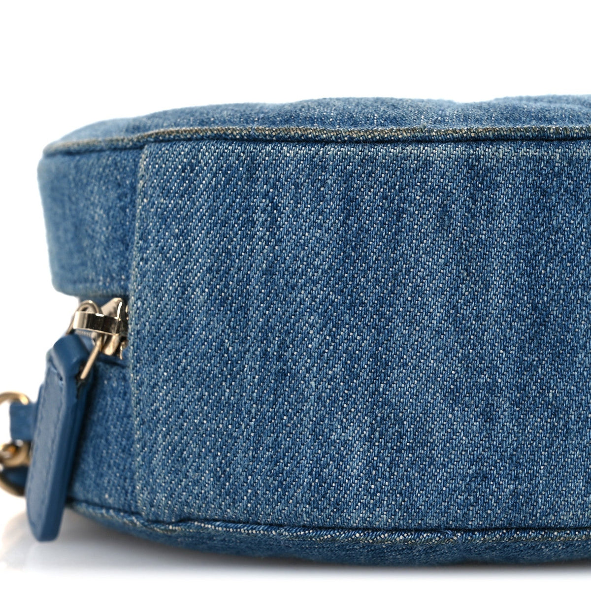 Quilted Clutch Bag - Blue
