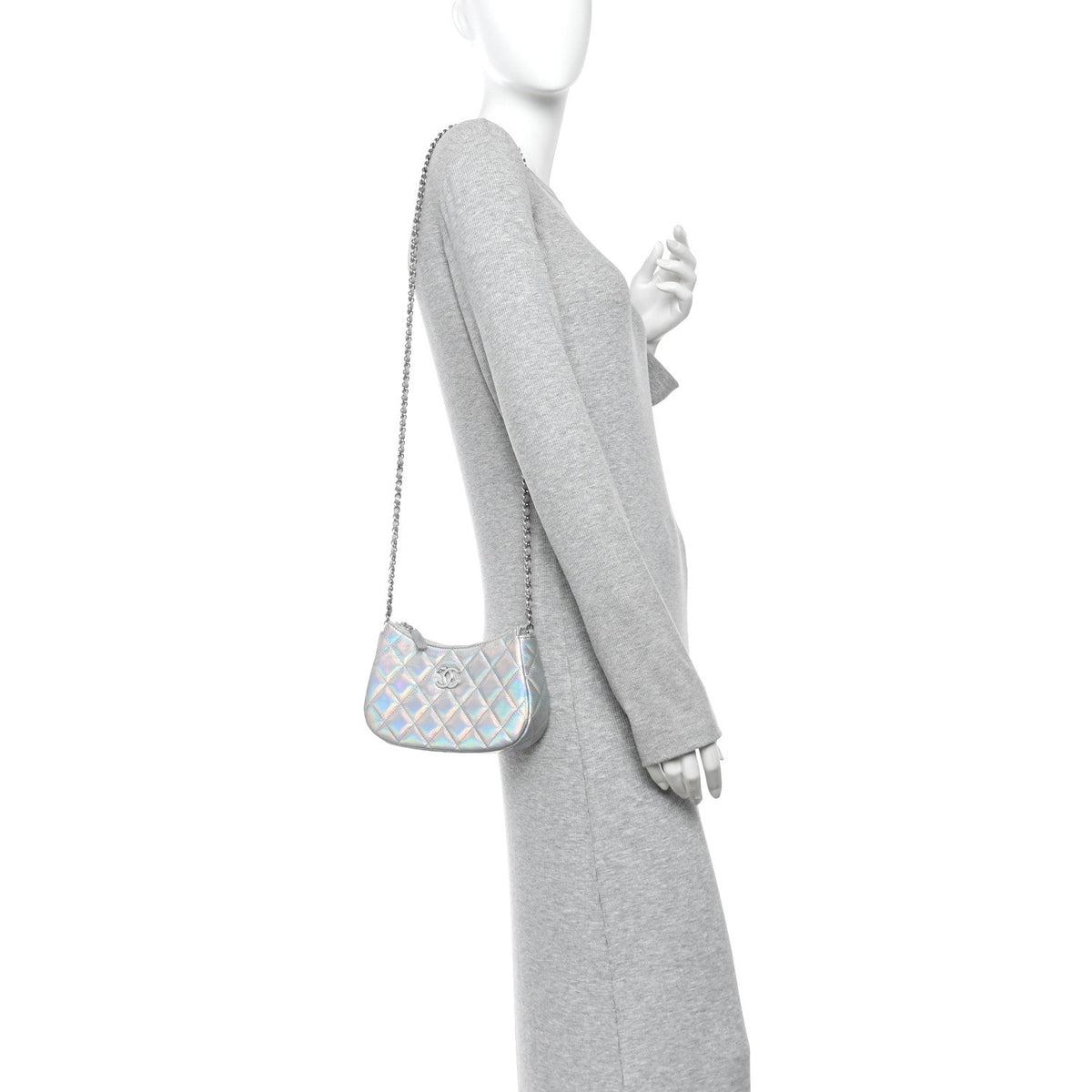 Quilted Goatskin Clutch Bag