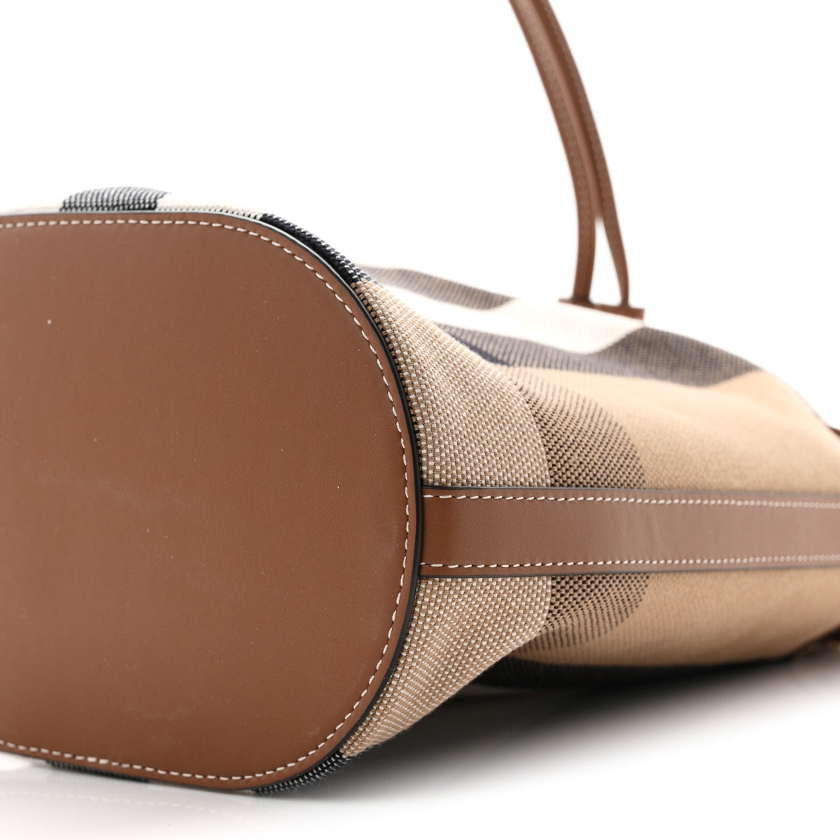 Small Canvas Bucket Bag - Brown