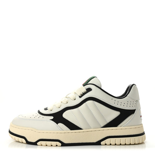 Calfskin Re-Web Sneakers Black White