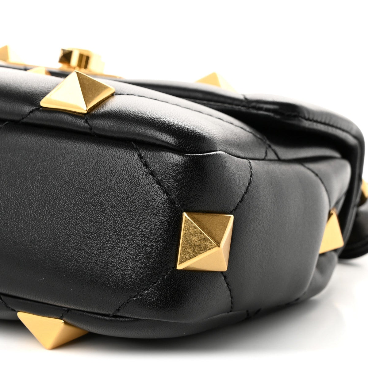 Small Nappa Shoulder Bag - Black