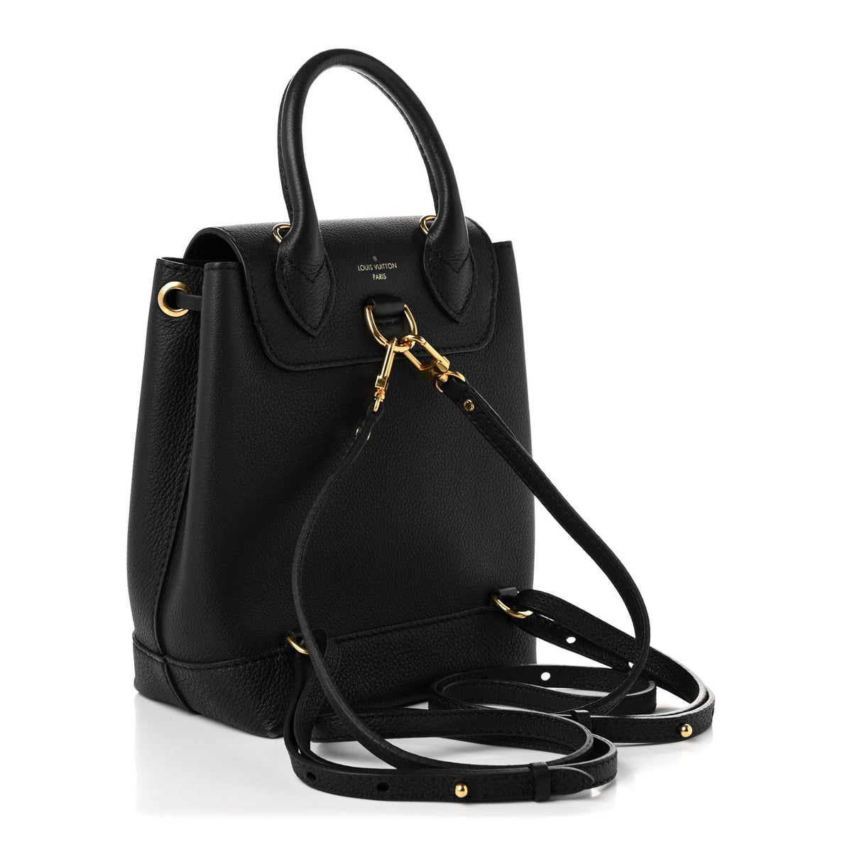 Mini Calfskin Backpack - Black