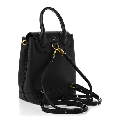 Mini Calfskin Backpack - Black
