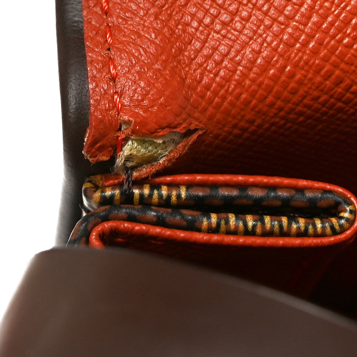 Damier Ebene Tribeca Long Handbag