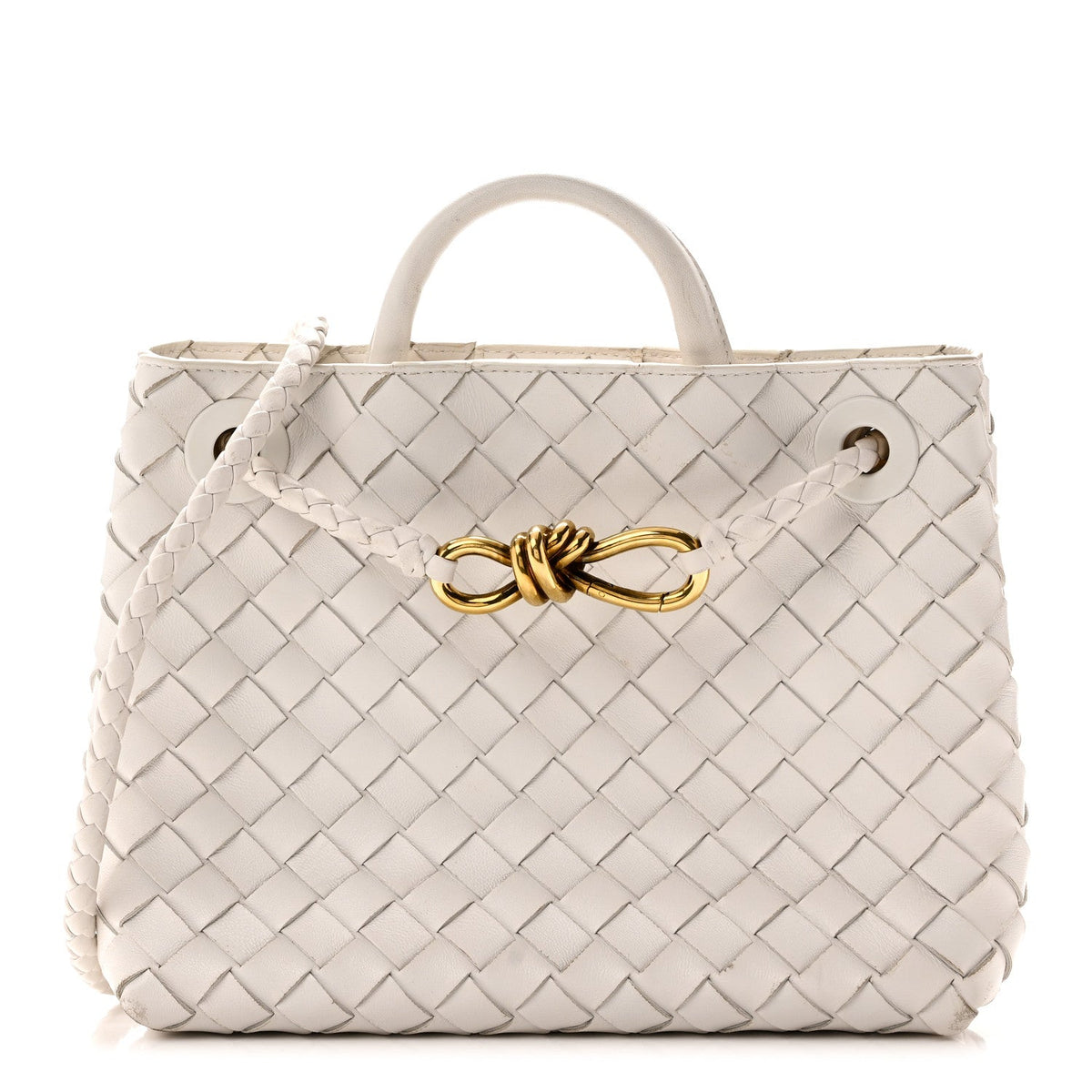 Small Nappa Shoulder Bag - White