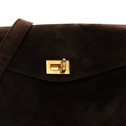 Medium Suede Shoulder Bag