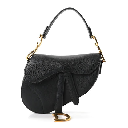 Mini Calfskin Handbag - Black