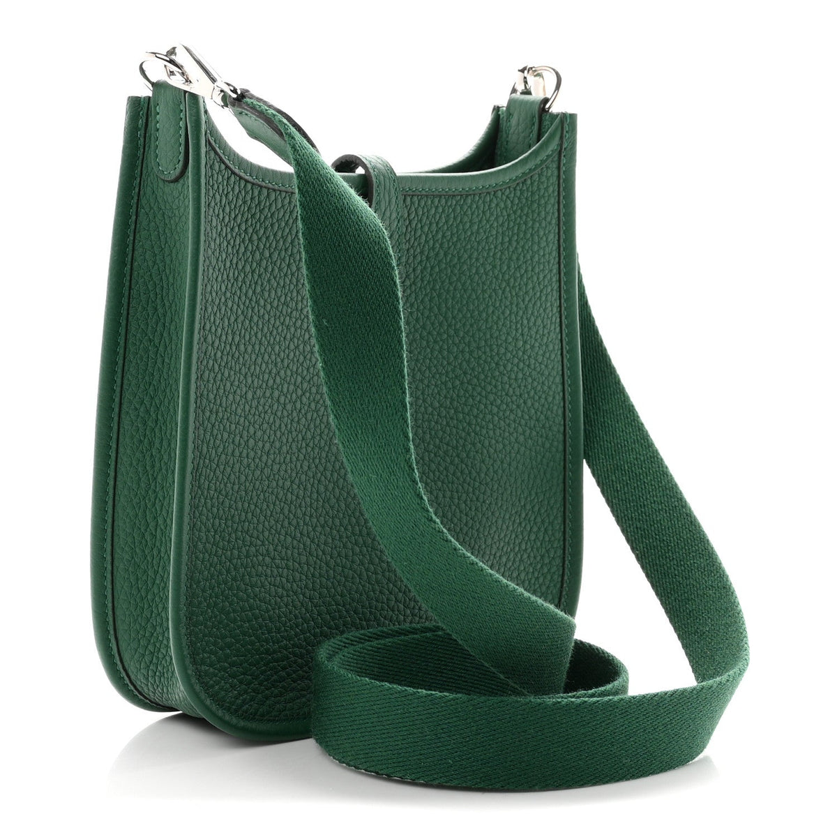 Taurillon Clemence Evelyne Tpm Vert Vert Handbag