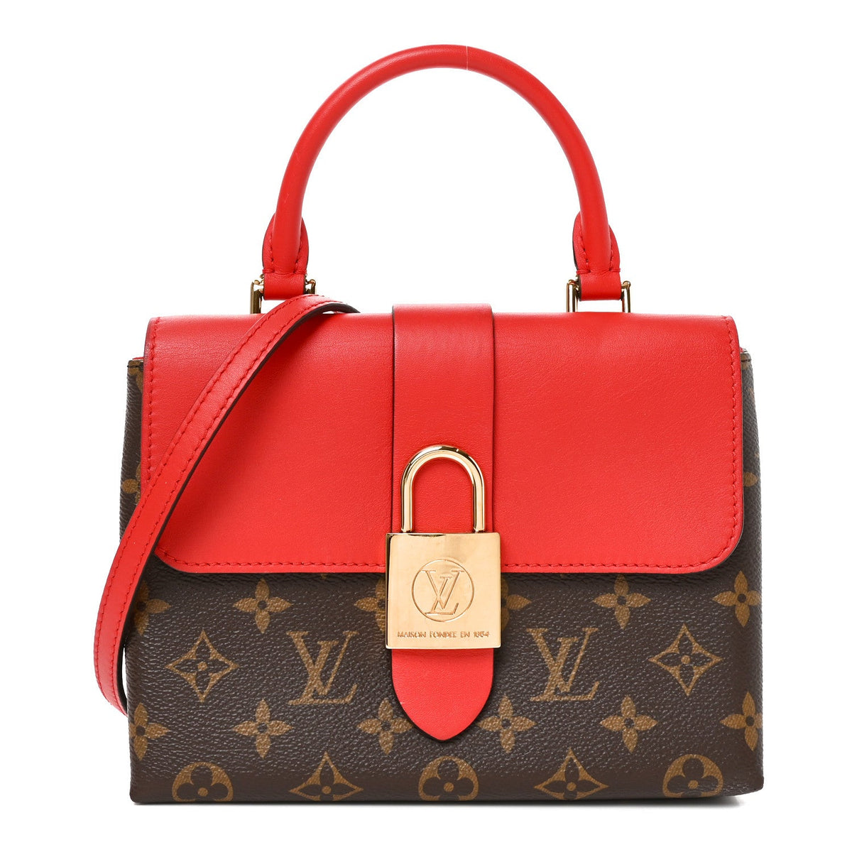 Monogram Locky Bb Coquelicot Handbag