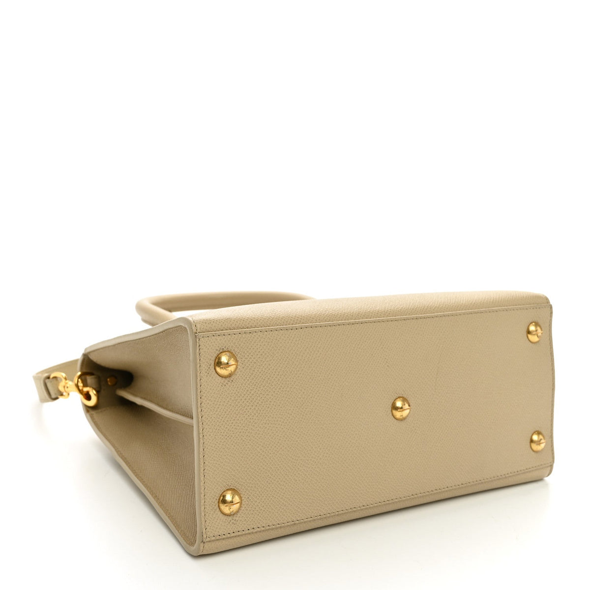 Calfskin Tote Bag - Beige