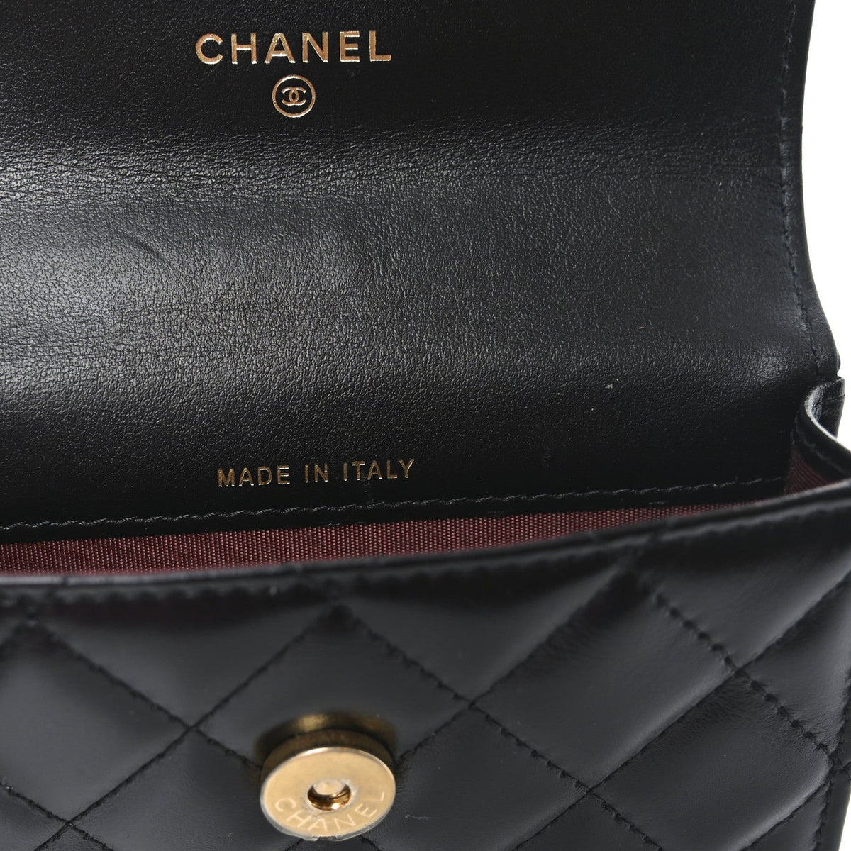 Quilted Calfskin Handbag - Black