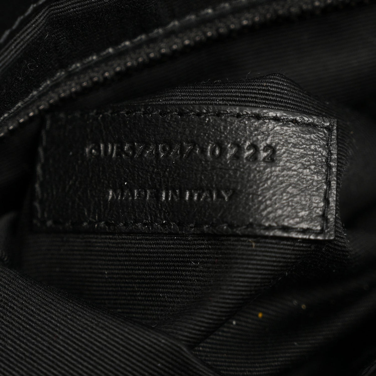 Large Quilted Calfskin Satchel Bag - Black
