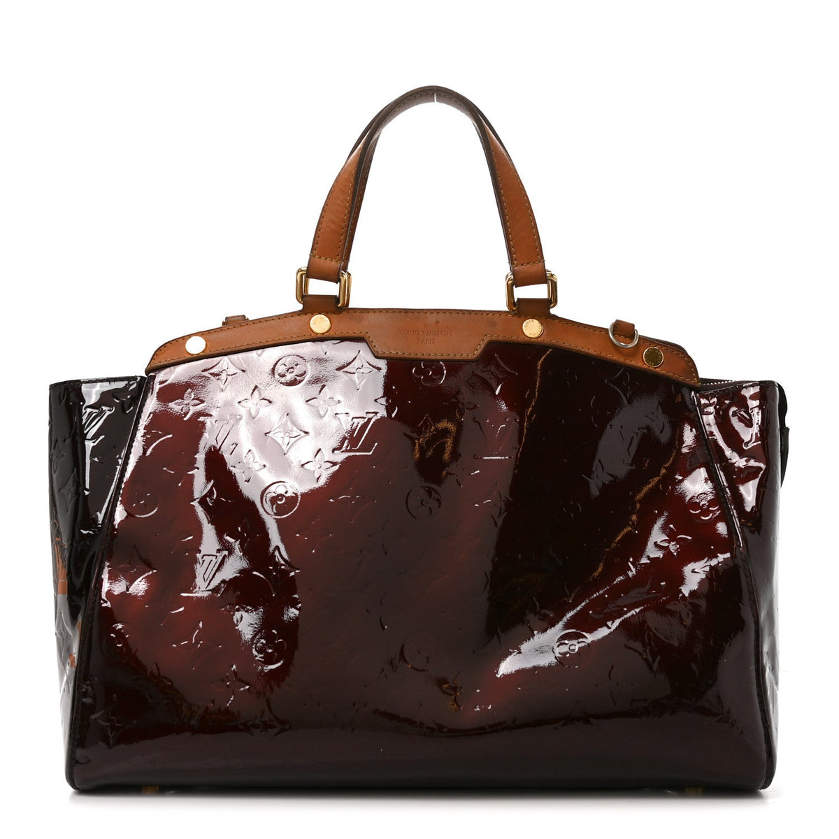 Vernis Brea Gm Amarante Handbag