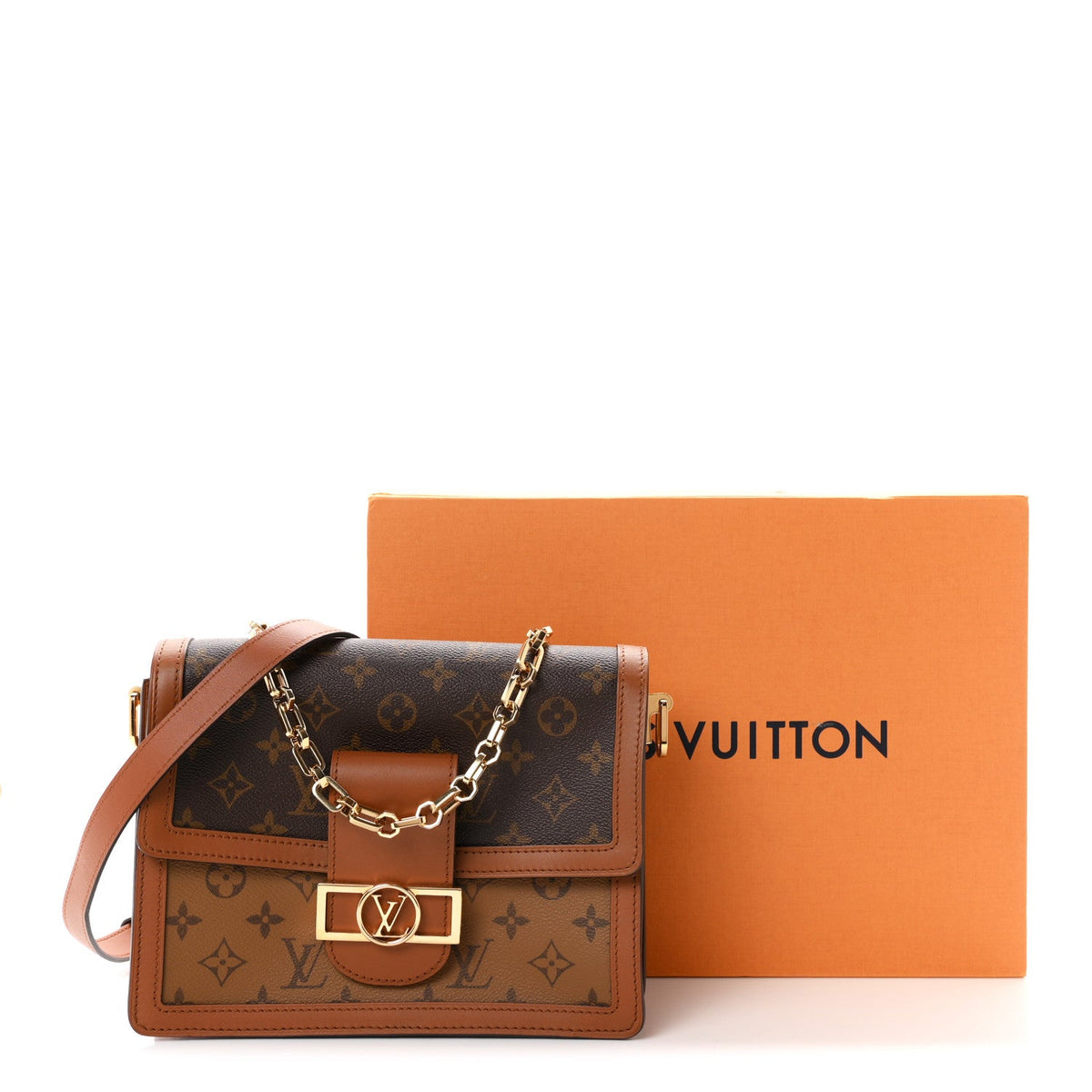 Reverse Monogram Dauphine Mm Handbag