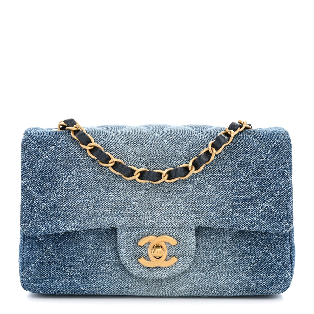 Mini Quilted Flap Shoulder Bag - Tan