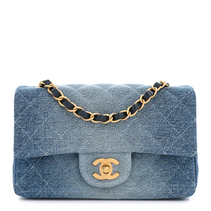 Mini Quilted Flap Shoulder Bag - Tan