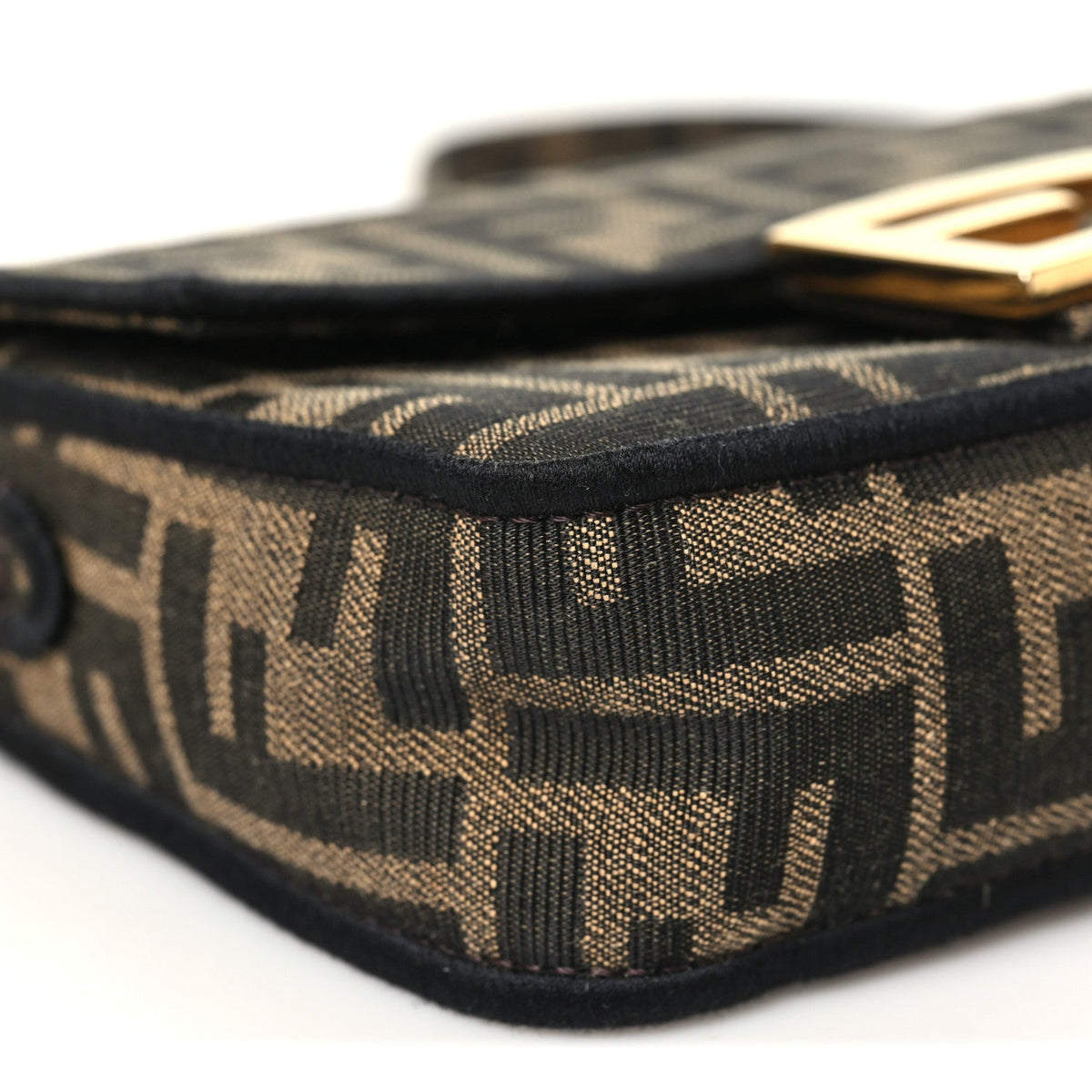 Mini Fabric Handbag - Black