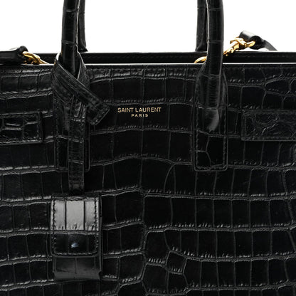 Nano Calfskin Handbag - Black
