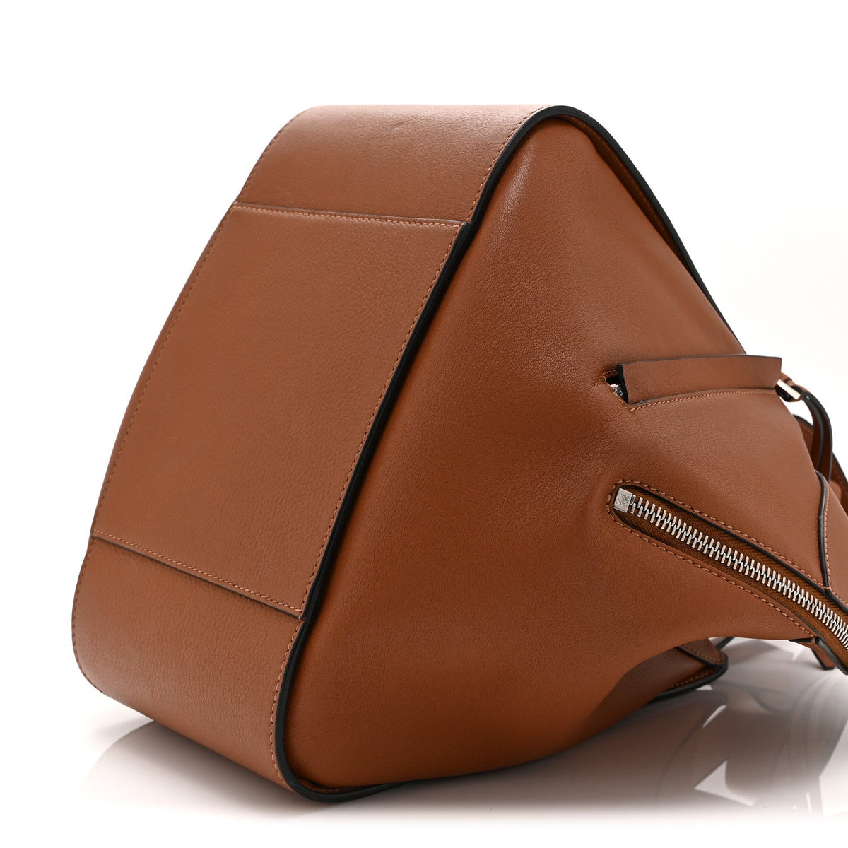 Small Calfskin Shoulder Bag - Tan