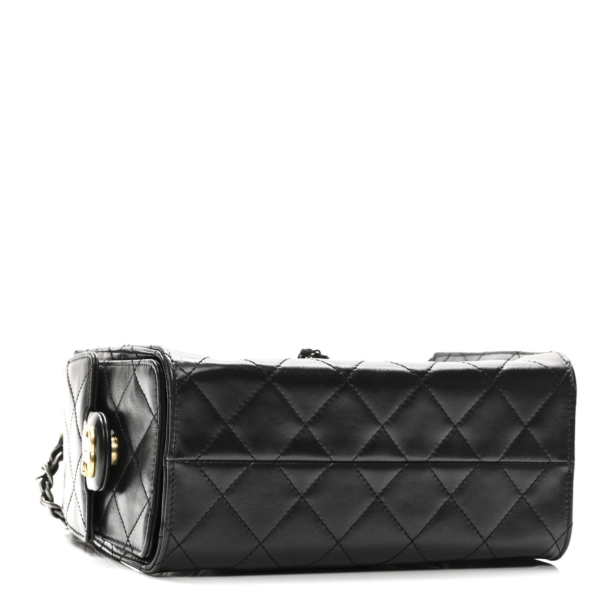 Mini Quilted Handbag - Black