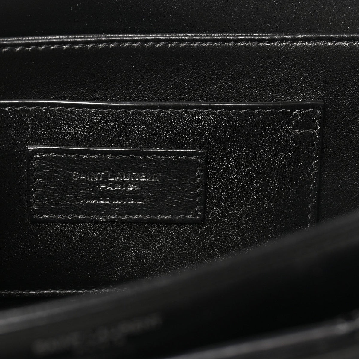 Medium Calfskin Satchel Bag - Black