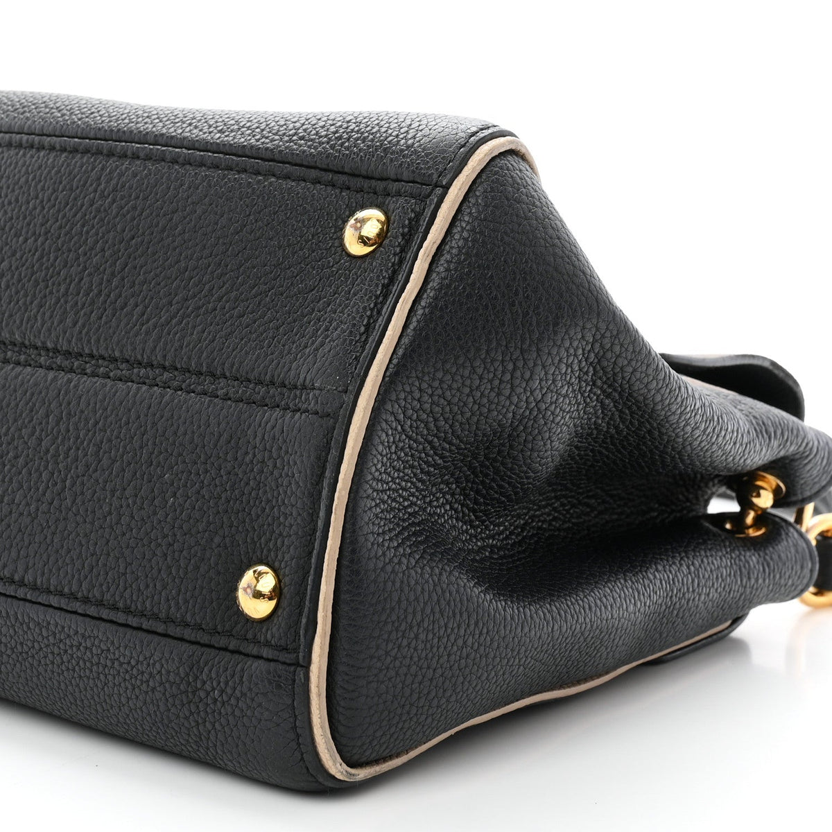 Calfskin Handbag - Black