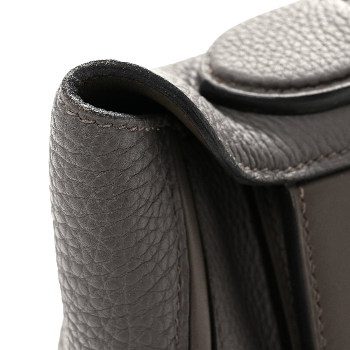 Togo Swift / 29 Gris Asphalte Handbag