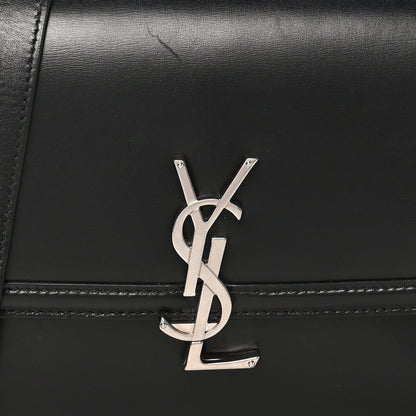Medium Calfskin Satchel Bag - Black