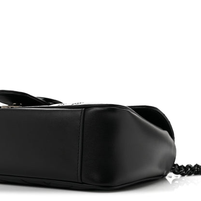 Small Calfskin Shoulder Bag - Black