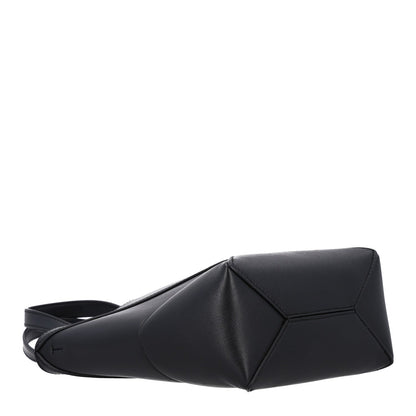 Mini Calfskin Tote Bag - Black