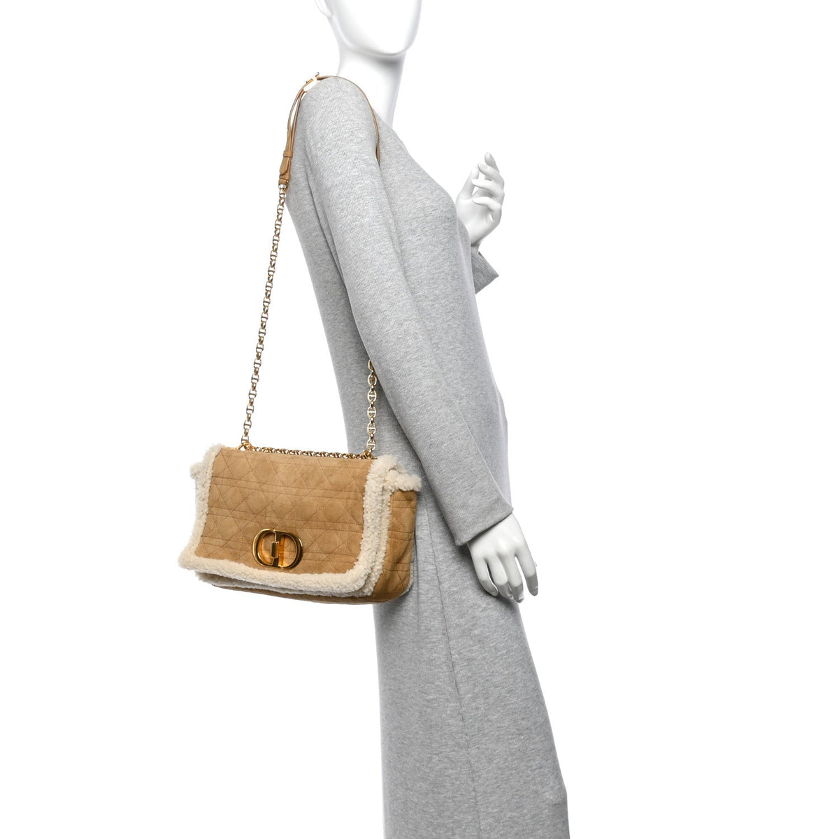Large Shearling Handbag