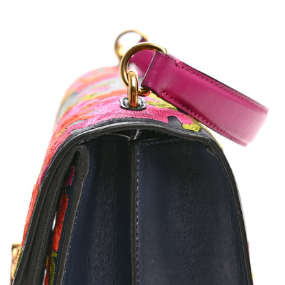 Calfskin Satchel Bag - Red