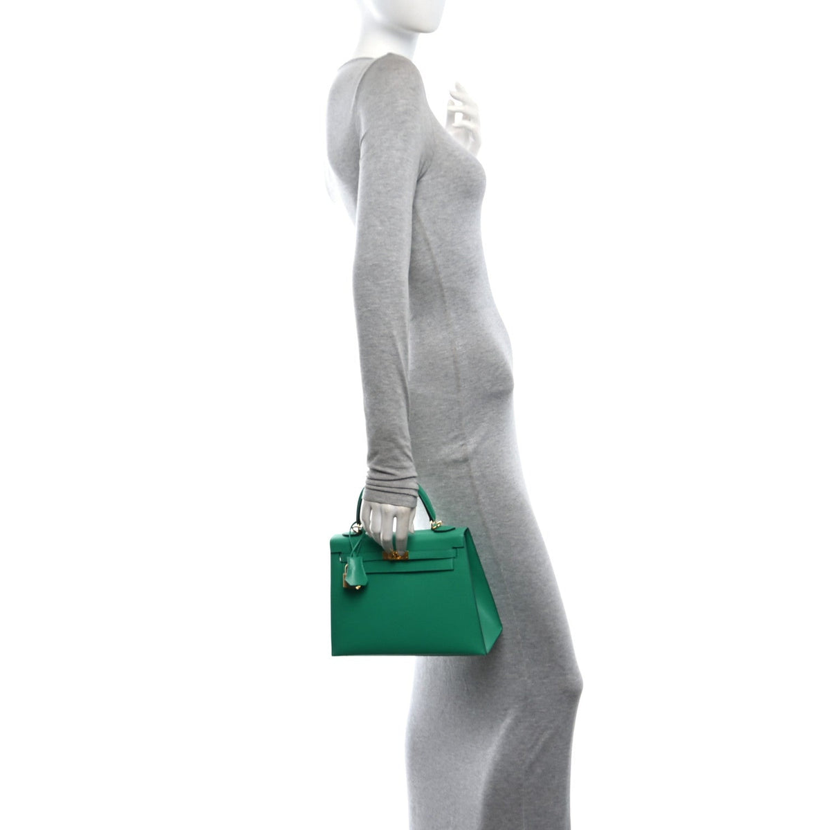 Chevre Chamkila Kelly Sellier 25 Menthe Handbag