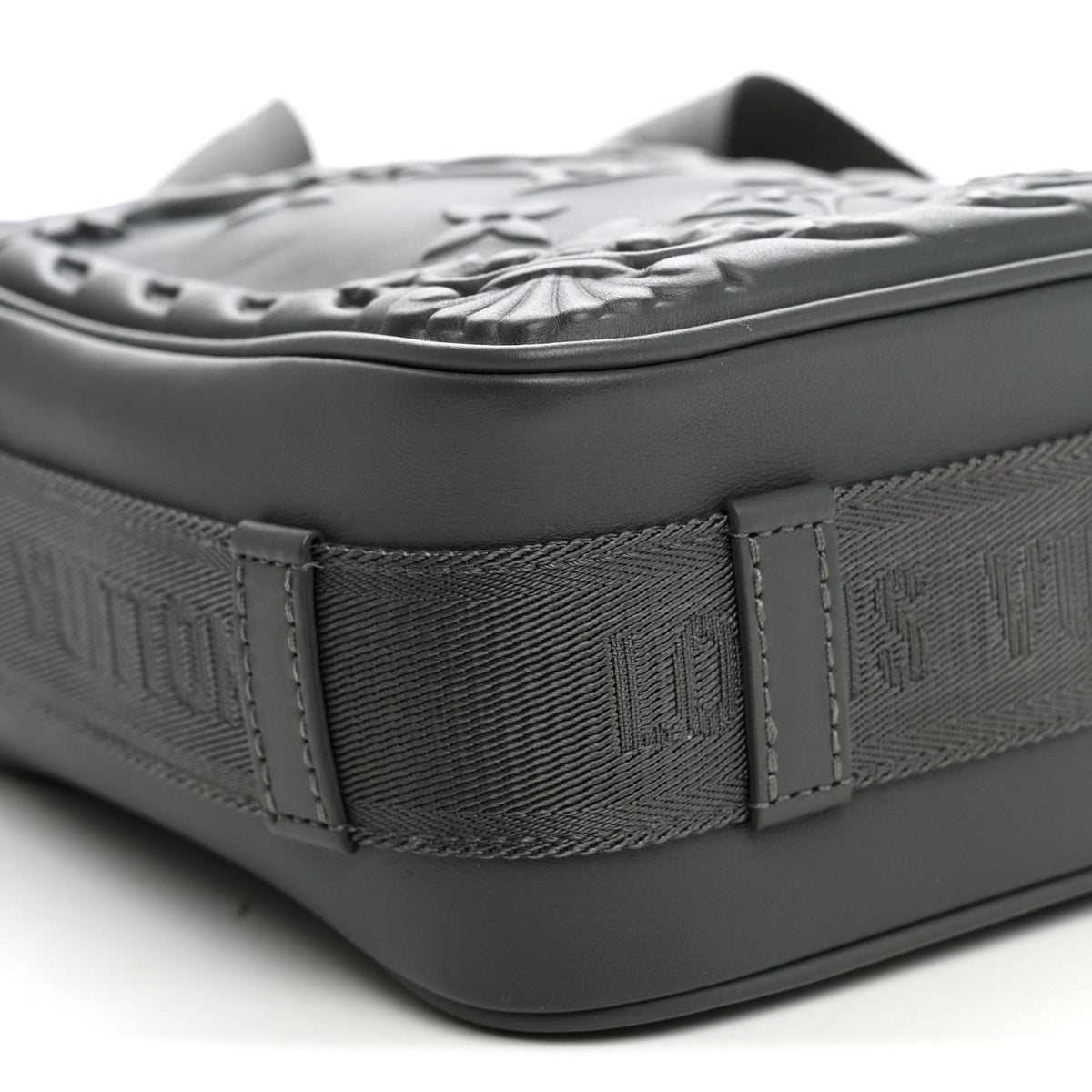 Calfskin Handbag - Gray