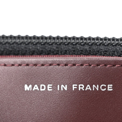 Quilted Caviar Wallet Bag - Black