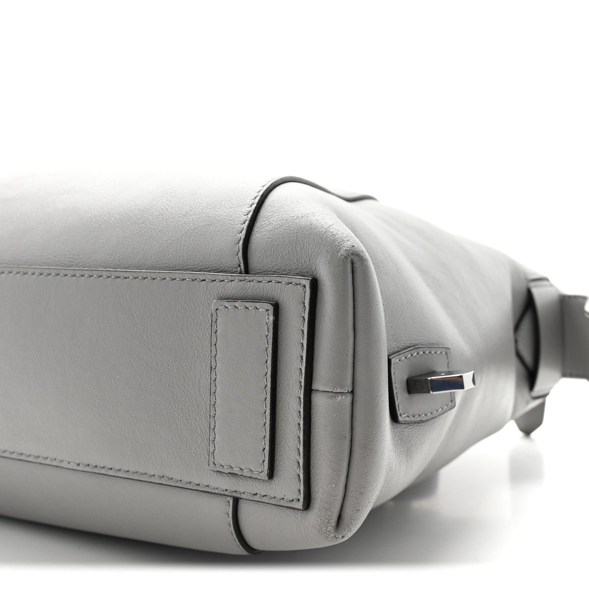Small Calfskin Handbag - Grey