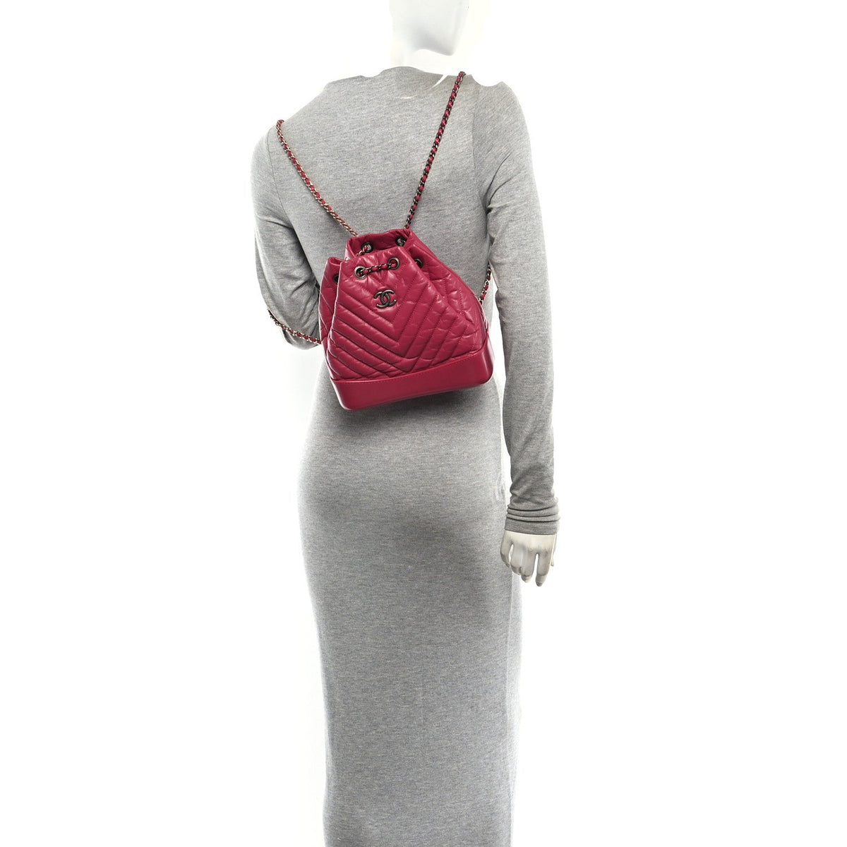 Small Quilted Calfskin Backpack - Pink