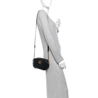 Mini Calfskin Shoulder Bag - Black