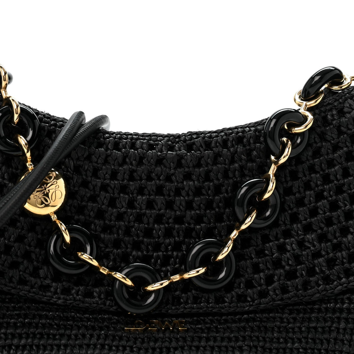 Medium Shoulder Bag - Black