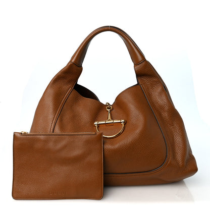 Maxi Calfskin Shoulder Bag - Brown