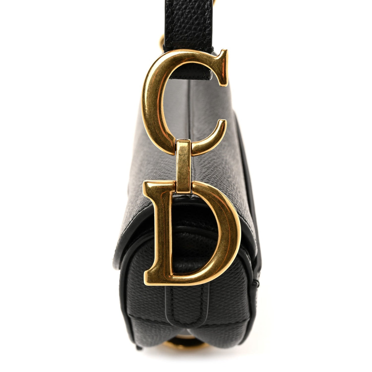 Mini Calfskin Handbag - Black