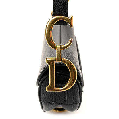Mini Calfskin Handbag - Black