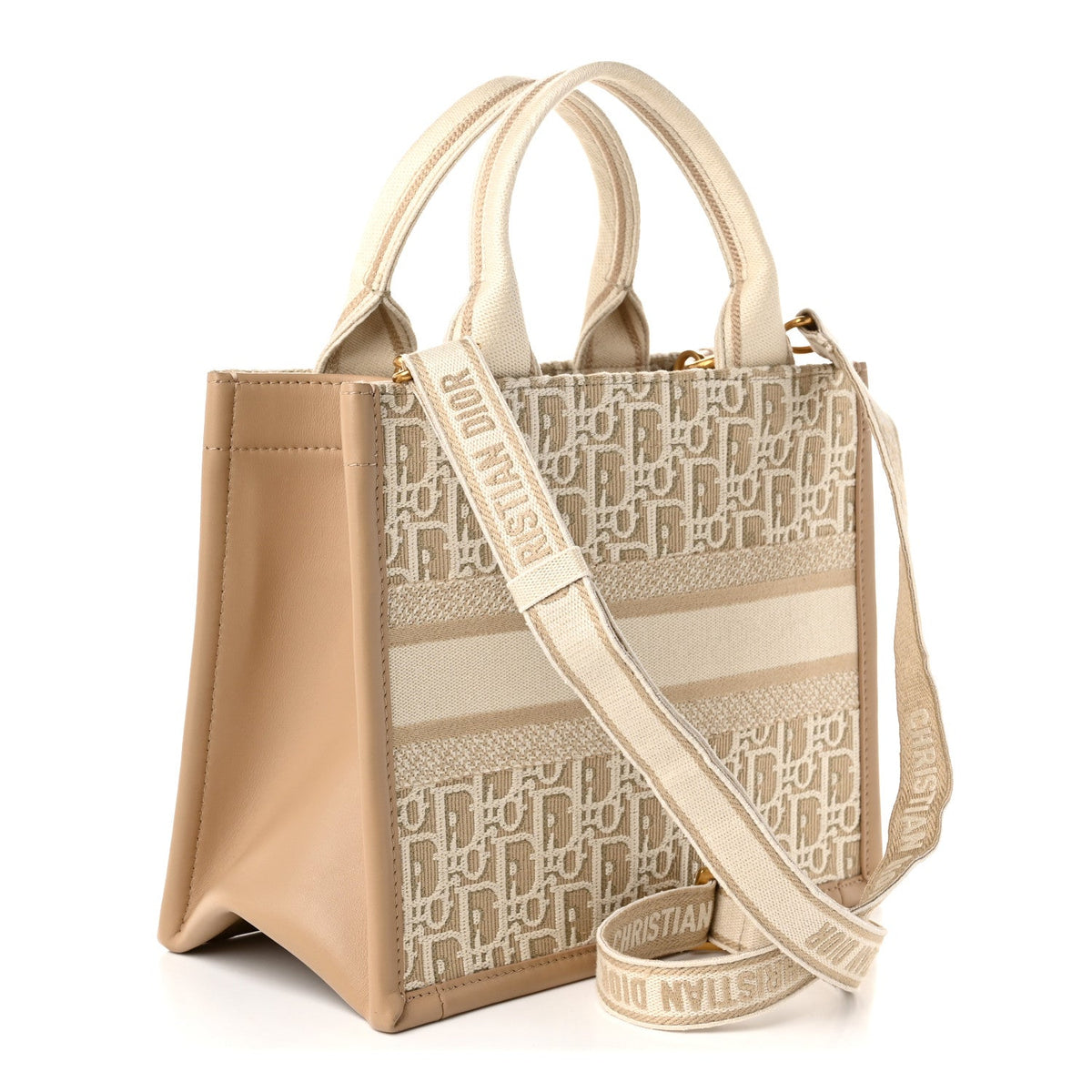 Small Calfskin Tote Bag - Gold