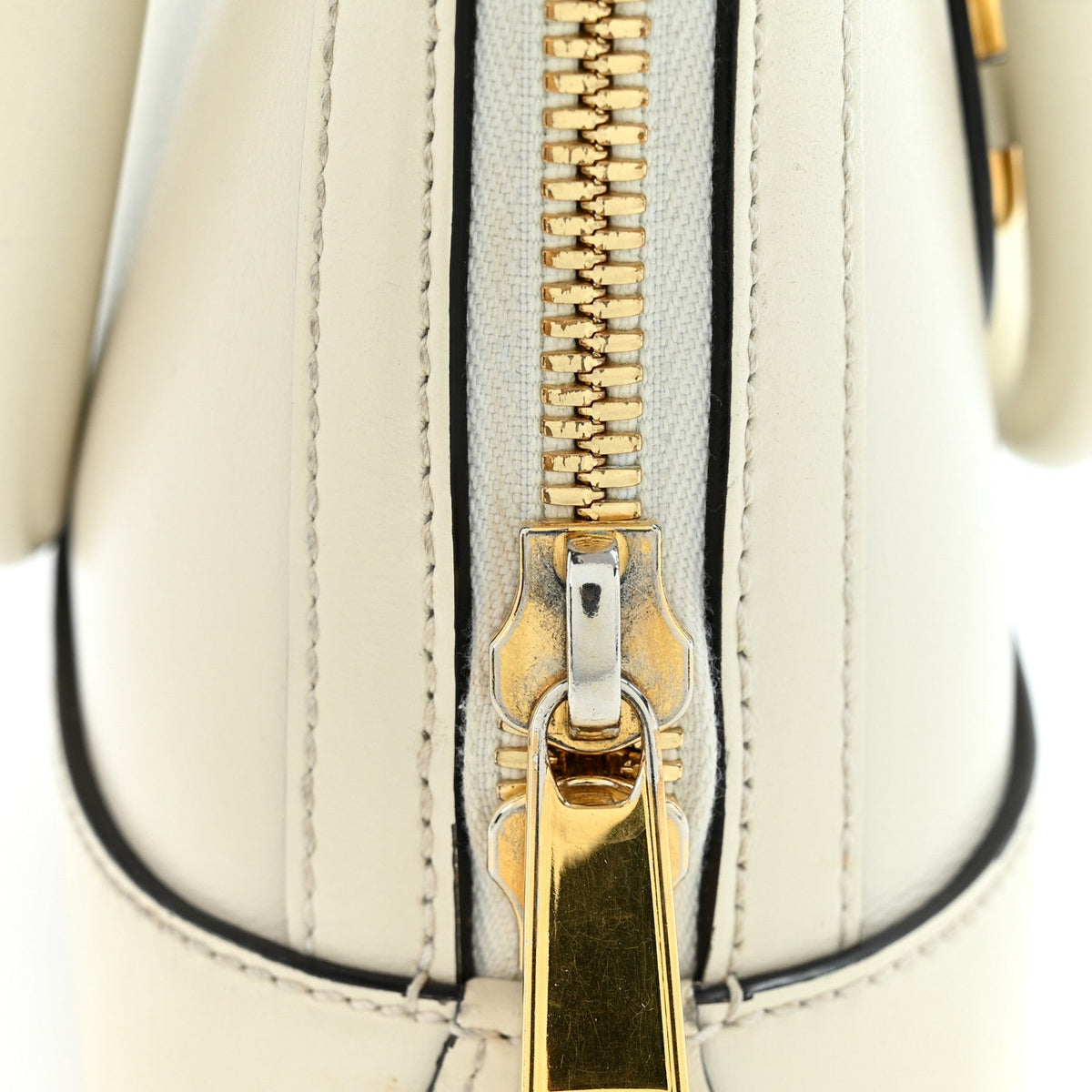 Mini Calfskin Handbag - White