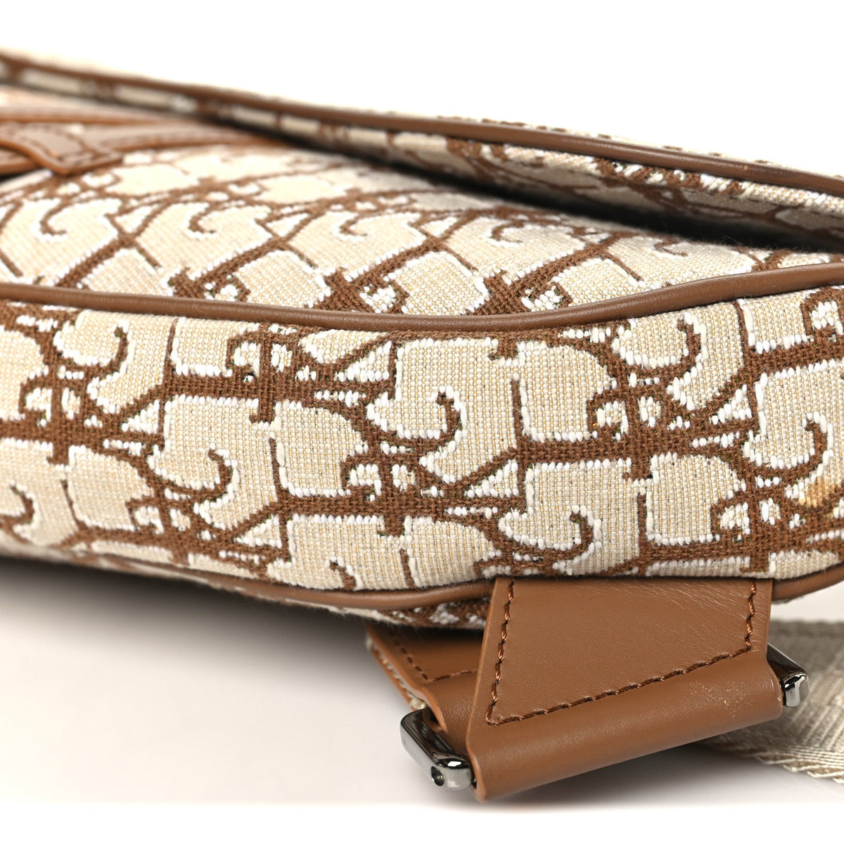 X Cactus Jack Oblique Saddle Bag Coffee Handbag