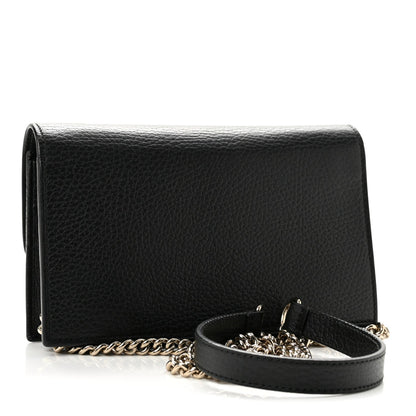 Calfskin Wallet Bag - Black