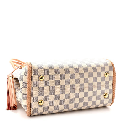 Damier Azur Propriano Rose Ballerine Handbag
