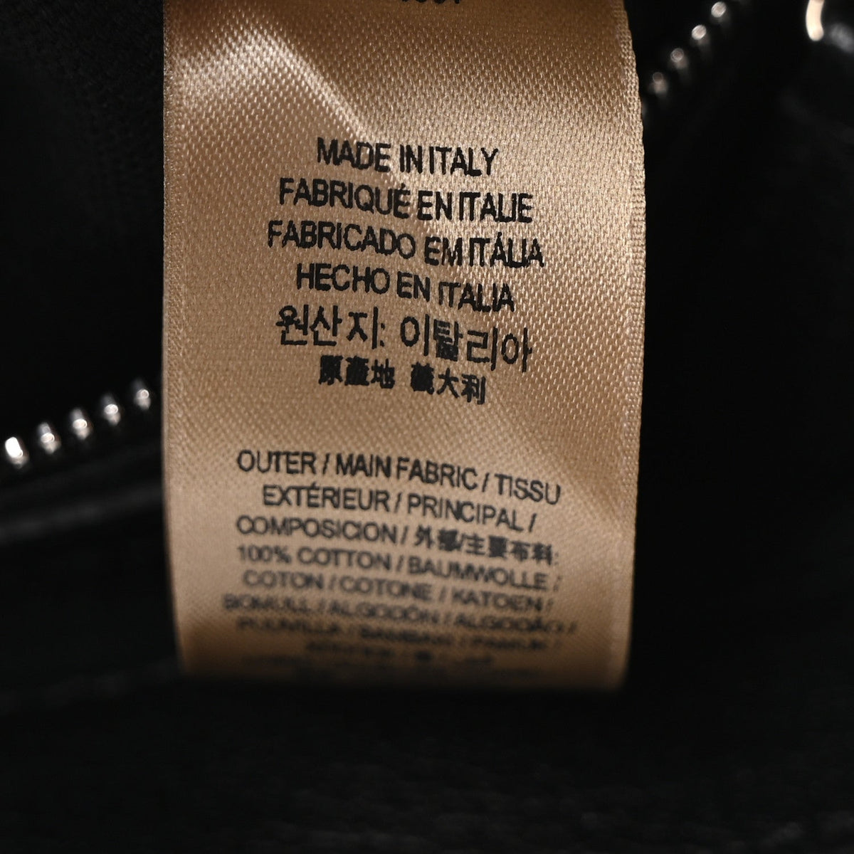 Small Goatskin Tote Bag - Black