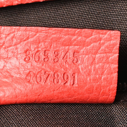 Large Calfskin Tote Bag - Red
