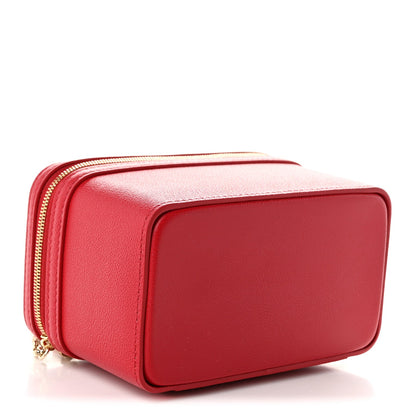 Calfskin Handbag - Red